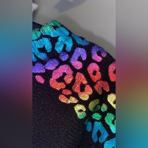 THREADS OF PRVLG
Black Leopard-print Cashmere Jumper - Picture 9 of 13